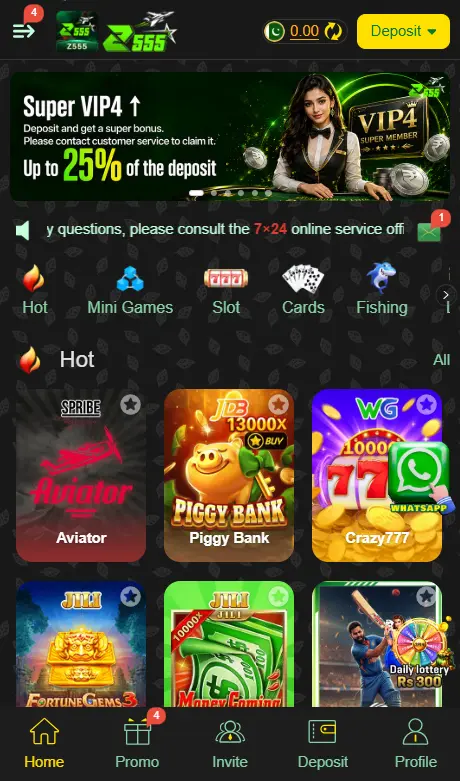 z555 game earning App